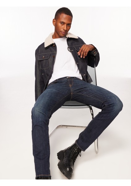 Erkek Denim Ceket 6RZB48 1500 Indıgo Denım modelleri