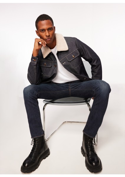 Erkek Denim Ceket 6RZB48 1500 Indıgo Denım fırsatları