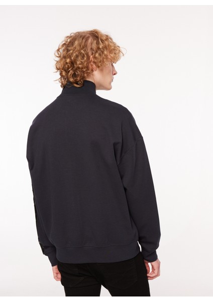 Lacivert Erkek Sweatshırt 6Rzmcb 1510 Navy indirimleri
