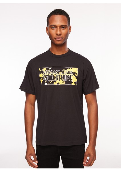 Bisiklet Yaka Siyah Erkek T-Shirt 75GAHE01CJ00EG89 modelleri