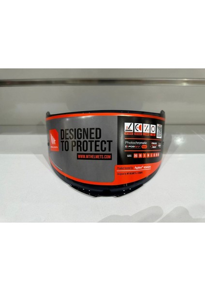 Kask Camı (Vizör) mt V-14 Dark (Koyu Siyah) (Blade-2 Targo-Revenge-2)