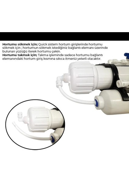 Compact Aquarium Reverse Osmosis System Ozmoz Su Arıtma Cihazı