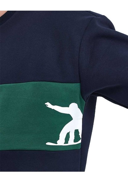 Erkek 3 Iplik Oversize Sweatshirt