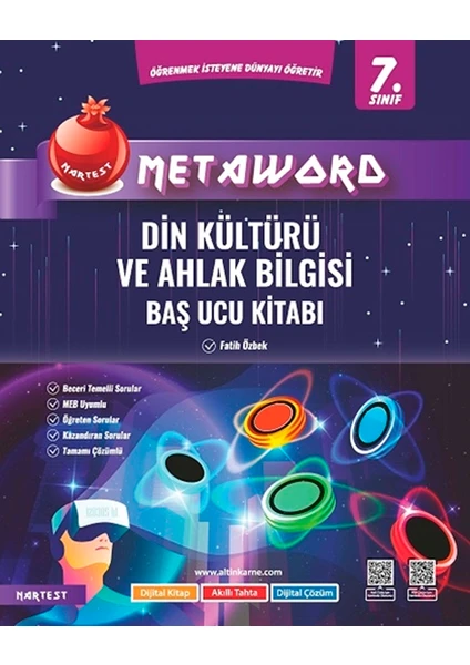 Nartest Yayınevi 7. Sınıf Metaword Din Kültürü ve Ahlak Bilgisi Baş Ucu Kitabı