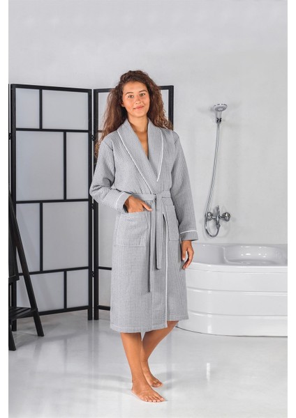 Unisex Soho Pike Bornoz Gri