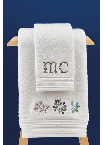 Export Havlu Adele 100% Pamuk 50X90 cm & 70X140 cm 2li Set Beyaz