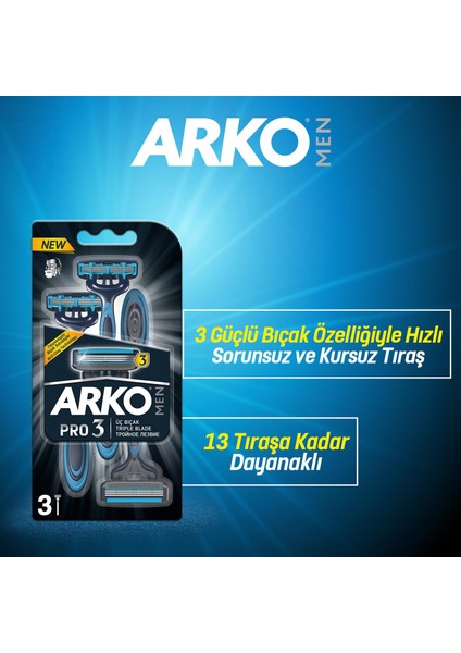 Pro3 Tıraş Bıçağı T3 3'lü (2 Adet)