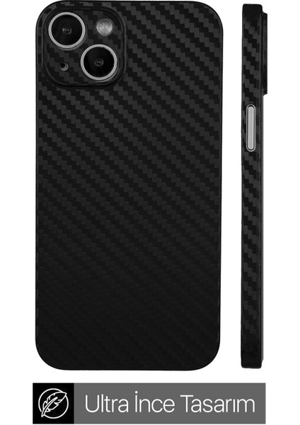 Apple iPhone 15 Plus Telefon Kılıfı Carbon Siyah