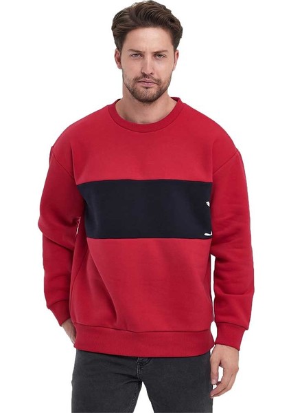 Erkek 3 Iplik Oversize Sweatshirt