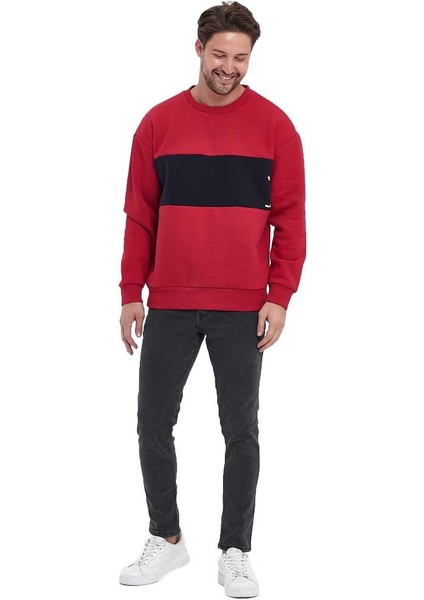 Erkek 3 Iplik Oversize Sweatshirt