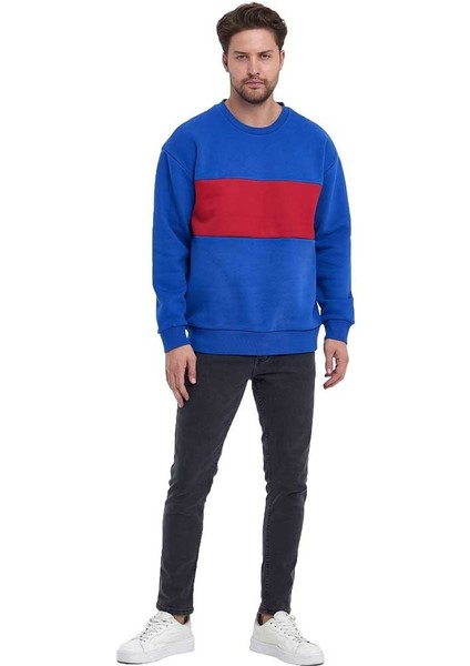 Erkek 3 Iplik Oversize Sweatshirt