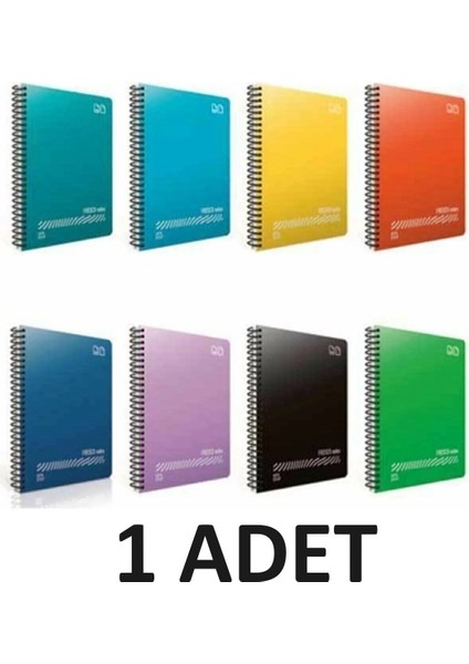 Kaliteli Fresco 60 Yaprak Kareli A4 Defter 3 Adet