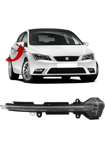 Seat Leon Sağ Ayna Sinyali 2013-2019 Uyumlu 5F0949102A