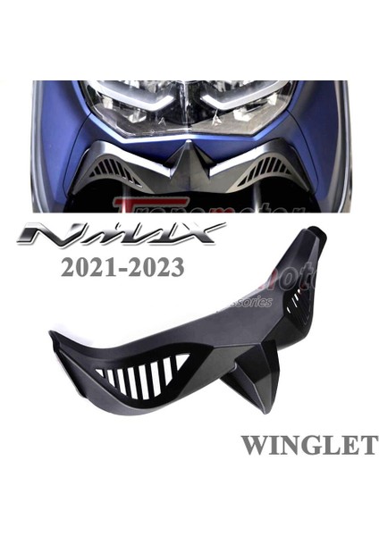 Yamaha Nmax 125/155 2021-2023 Winglet Spoyler Mat Siyah