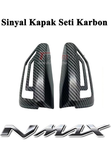 Yamaha Nmax 125/155 2021-2023 Sinyal Karbon Kapak Seti