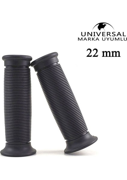 Chopper Cafe Racer Universal 22 mm Slikon Elcik Seti Siyah