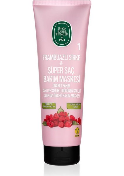 Frambuazlı Sirke ve Süper Saç Bakım Maskesi 250 ml