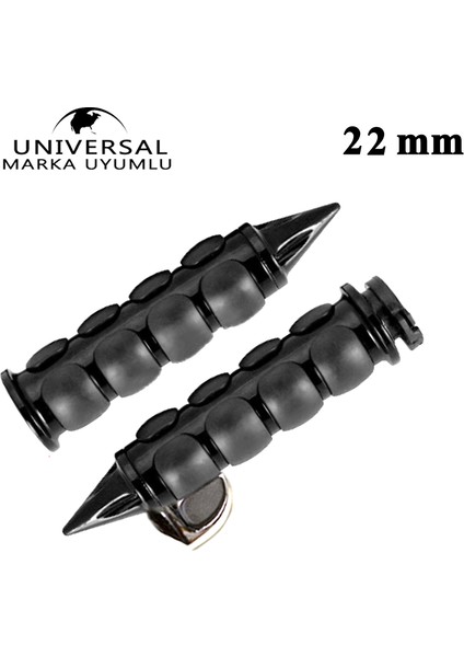 Chopper Cruiser Krom Elcik Seti 22 mm Siyah