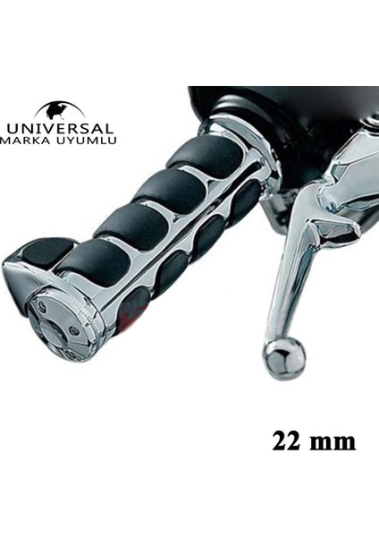 Chopper Cruiser Krom Elcik Seti 22 mm Krom