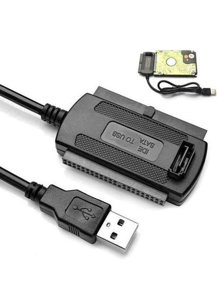 Üç Amaçlı USB Ide / Sata 2.5 / 3.5 '' Sabit Disk / Optik Sürücü Kutusu Veri Kablosu (Yurt Dışından)