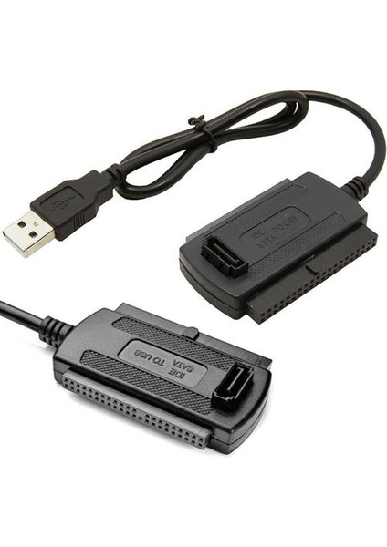 Üç Amaçlı USB Ide / Sata 2.5 / 3.5 '' Sabit Disk / Optik Sürücü Kutusu Veri Kablosu (Yurt Dışından)