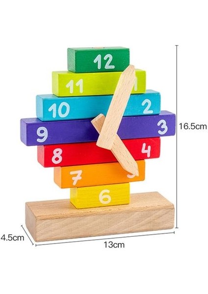 Montessori Ahşap Oyuncaklar Çocuklar Renk Sıralama Saat Ahşap Oyuncak Öğrenme Oyuncak Öğretim Zaman Numarası Blokları Bulmaca Istifleme Sıralayıcısı | Ahşap Bloklar (Yurt Dışından) modelleri