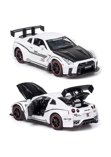 Nissan Gtr R35 Işıklı ve Açılabilir Kapılı Müzikal Simülasyon Aracı Araç Modeli (Yurt Dışından) fiyatları