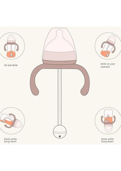Çocuklar Için 1PSC300ML Ppsu Şişesi, Saplı Geniş Çaplı Sütten Kesme Cihazı, Düşmeye Dirençli (Yurt Dışından) indirimleri