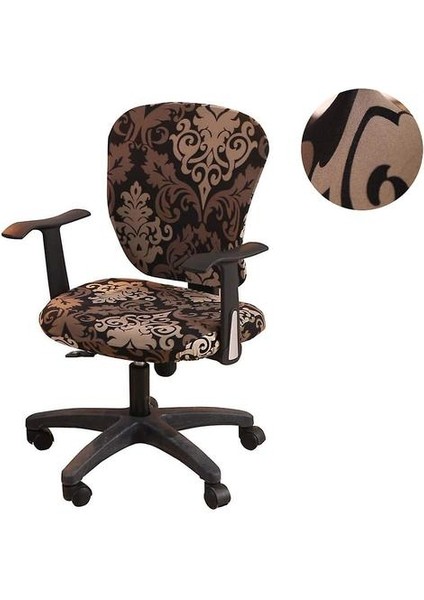 Ctmw Bilgisayar Ofis Koltuğu Evrensel Gerilebilir Polyester Yıkanabilir Döner Sandalye Slipcovers Kapakları, Sadece Sandalye Kapakları (Yurt Dışından)