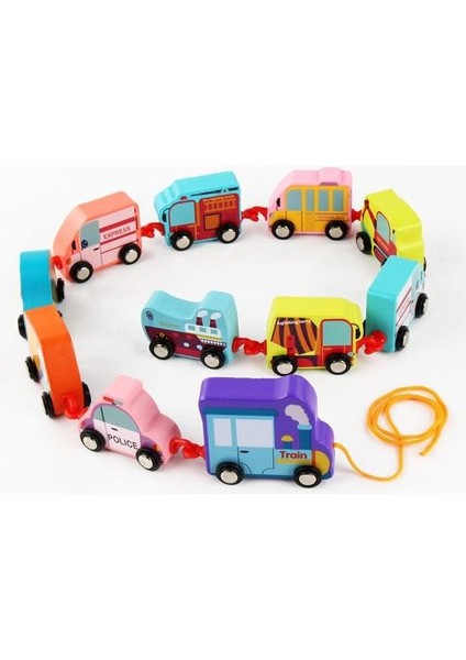Bebek Oyuncakları Ahşap Tren Kamyon Seti Geometrik Sıralama Kurulu Montessori Çocuklar Eğitici Oyuncak Yığılmış Bulmaca Çocuk Hediye | (Yurt Dışından)