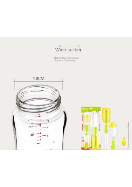 180ML/240ML/300ML Bebek Geniş Delikli Cam Şişe Şişesi (Yurt Dışından) fiyatları