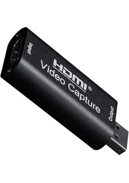 HDMI Video Yakalama Kartı USB 2.0 / 1080P Hd Kaydedici Video Canlı Streaming / Oyun Için (Yurt Dışından)