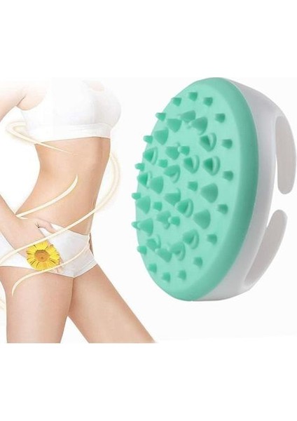 (Yeşil) Masaj Selülit Fırça Selülit Remover Cilt Peelinging Fırçası (Yurt Dışından)