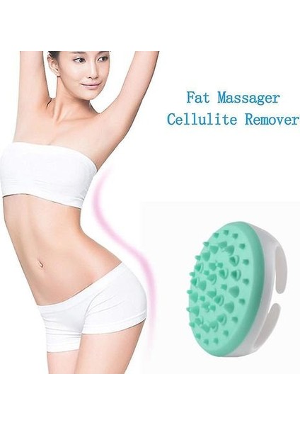 (Yeşil) Masaj Selülit Fırça Selülit Remover Cilt Peelinging Fırçası (Yurt Dışından)