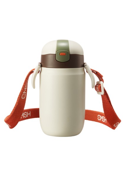 280ML/360ML Termos Kupası, Samanı Olan Çocuklar Için Uygun Bir Kayış Termos Kabı Taşıma (Yurt Dışından)