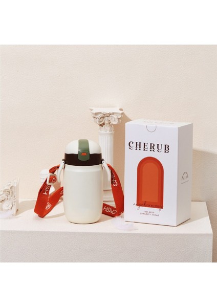 280ML/360ML Termos Kupası, Samanı Olan Çocuklar Için Uygun Bir Kayış Termos Kabı Taşıma (Yurt Dışından) indirimleri