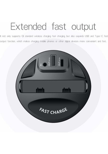 10 W Hızlı Kablosuz Şarj Araç Şarj Kupası iPhone 11 Pro Xs Xr / x / 8 Samsung Galaxy S9 / S8 / NOTE10 / Note9 Araba Kupası Şarj Tutucu | Kablosuz Şarj (Yurt Dışından)