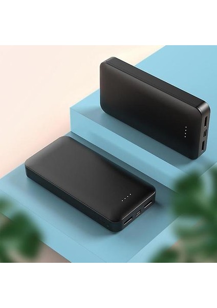 Güç Bankasının Yeni 20000 Mah Şarj Cihazı Logosu Özelleştirilmiş Hızlı Şarj Mobil Güç Kaynağı (Mavi Ince) (Yurt Dışından) fiyatları