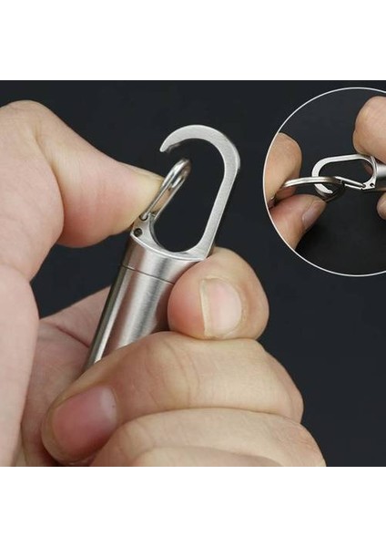 Paslanmaz Çelik Kapalı Su Geçirmez Bölme, Yaratıcı Taşınabilir Küçük Ilaç Kutusu, Asılı Tokalı Entegre Toz Geçirmez Depolama Bölmesi (Yurt Dışından) modelleri