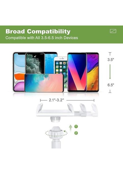 Gooseneck Cep Telefonu Tutucu, Evrensel 360 Esnek Telefon Standı (Yurt Dışından)