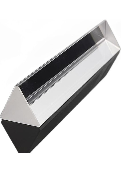 15 cm Optik Cam Kristal Üçlü Üçgen Prizma Fotoğrafçılık Fizik Öğretim Işık Spektrumu (Yurt Dışından)