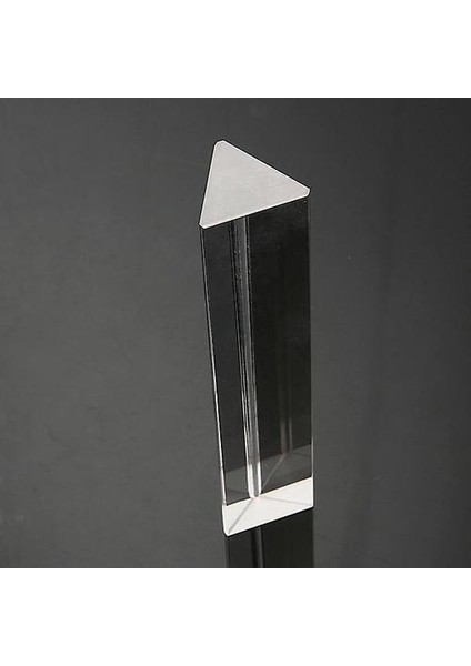 15 cm Optik Cam Kristal Üçlü Üçgen Prizma Fotoğrafçılık Fizik Öğretim Işık Spektrumu (Yurt Dışından)