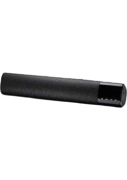 Tv Soundbar Bluetooth Hoparlör Taşınabilir Kablosuz Subwoofer Stereo Çalar Kablosuz | Soundbar (Siyah) (Yurt Dışından)