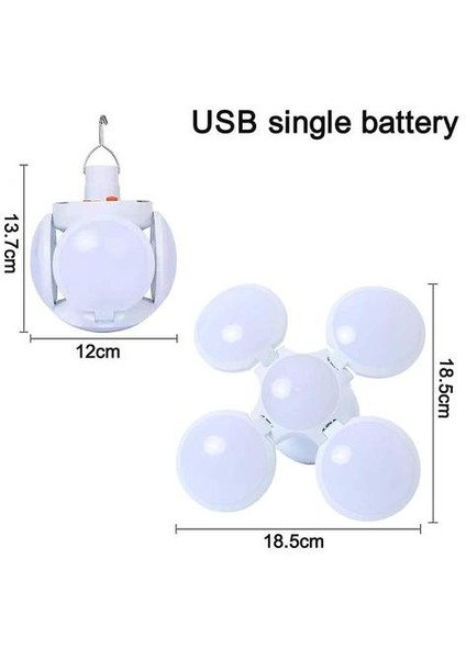 Solar Football Lights Outdoor Emergency Camping Lights Home Night Market Stall Lights (Yurt Dışından) fiyatları