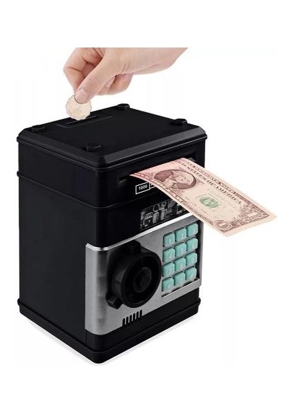 Elektronik Şifre Para Tasarrufu Kutusu Paraları Atm Bankası Tasarrufu Güvenli Kutu Oyuncak Otomatik Mevduat Banknot Tasarruf Para Çocuk Hediyeler | Para Kutuları (Yurt Dışından)