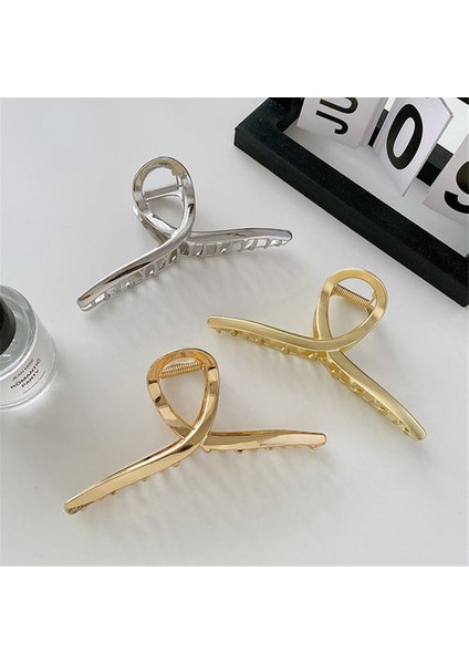 3pcs Asetat Plaka Saç Klipsi, Klasik Lüks Düşük Anahtar Moda Saç Klibi (Yurt Dışından)