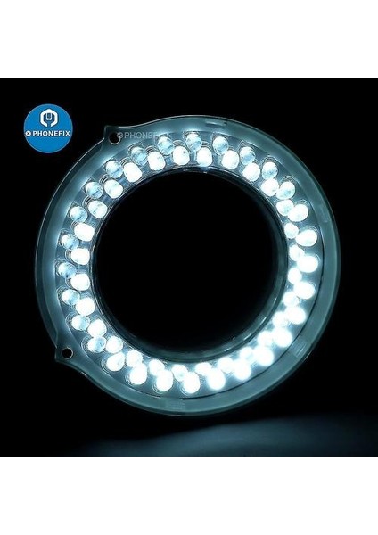 144 56 LED Halka Işık Ayarlanabilir 0-100% Aydınlatıcı Lamba Stereo Yakınlaştırmalı Mikroskop Daire Işık Mikrofon (Yurt Dışından) fiyatları