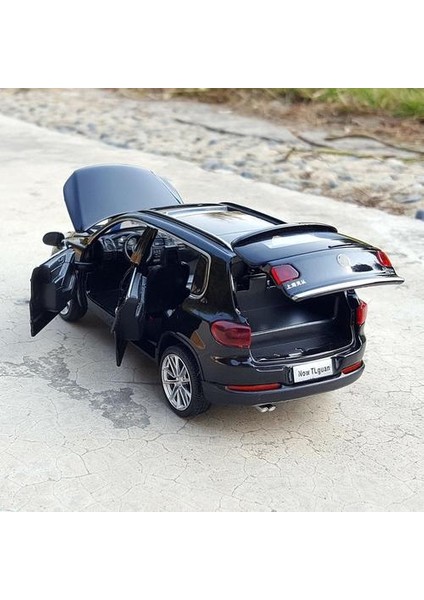 1:32 Tiguan Araba Modeli Alaşım Araba Döküm Oyuncak Araba Modeli Geri Çekin Çocuk Oyuncak Koleksiyon | Diecasts & Amp;oyuncak Araçlar (Siyah) (Yurt Dışından)