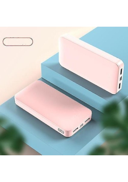 Güç Bankasının Yeni 20000MAH Şarj Cihazı Logosu Özelleştirilmiş Hızlı Şarj Mobil Güç Kaynağı (Beyaz Ince) (Yurt Dışından) modelleri