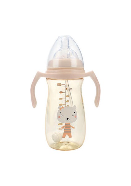300ML Bebek Geniş Ağız Için Besleme Şişesi Kalıplı Ppsu Damla Dayanıklı Besleme Şişesi (Yurt Dışından)